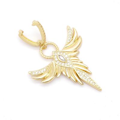 Ajda Charm Çelik Altın Kaplama Kadın Melek Model-CHR-123