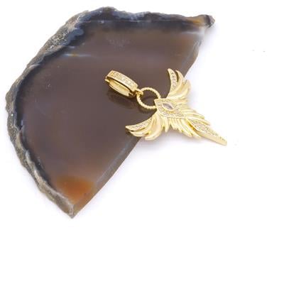 Ajda Charm Çelik Altın Kaplama Kadın Melek Model-CHR-123