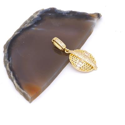 Ajda Charm Çelik Altın Kaplama Kadın Taşlı Model-CHR-101