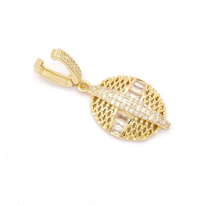 Ajda Charm Çelik Altın Kaplama Kadın Taşlı Model-CHR-101