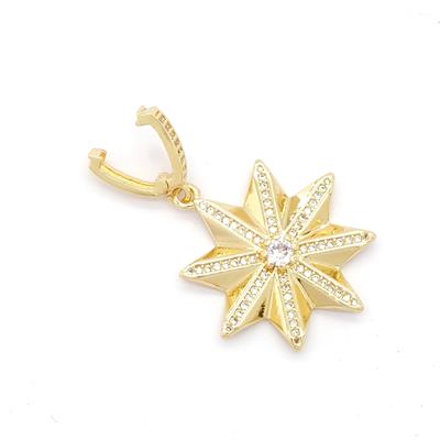 Ajda Charm Çelik Altın Kaplama Kadın Yıldız Model-CHR-116