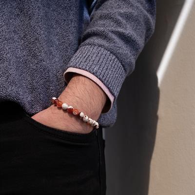 Akik Doğal Taş Erkek Bileklik EBLK-487