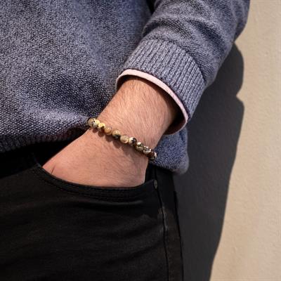 Akik Doğal Taş Erkek Bileklik EBLK-494