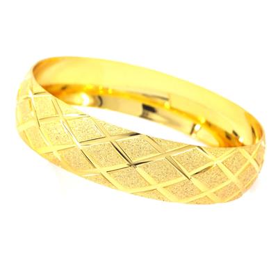 Altın Kaplama Baklava Model Bilezik 1.5 cm BLZ-3038