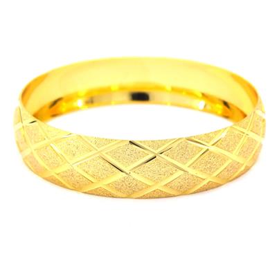 Altın Kaplama Baklava Model Bilezik 1.5 cm BLZ-3038