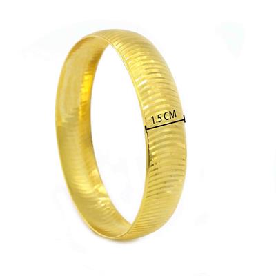 Altın Kaplama Bilezik 15mm Kalınlık BLZ-1108