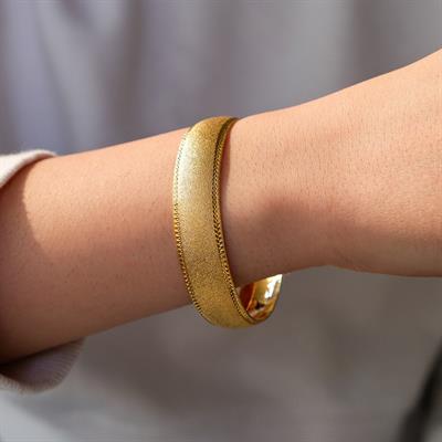 Altın Kaplama Bilezik 15mm Kalınlıkta BLZ-3022