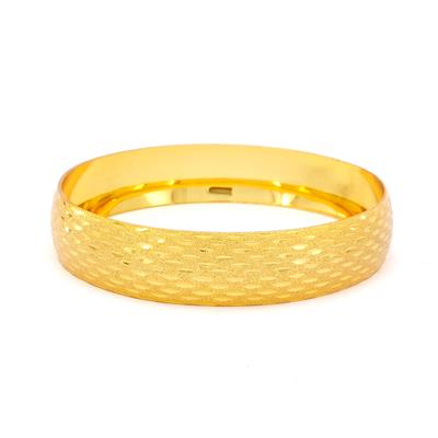 Altın Kaplama Desenli İmitasyon Bilezik-BLZ-3109