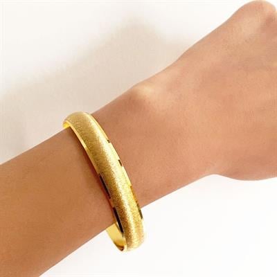 Altın Kaplama Düz Bilezik 1 cm BLZ-3032