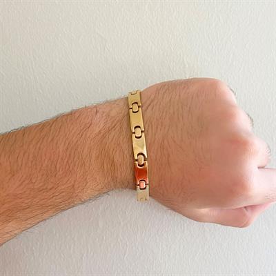 Altın Kaplama Erkek Bileklik EBLK-346