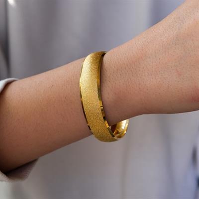 Altın Kaplama İmitasyon 1.5cm Simli Bilezik BLZ-1376