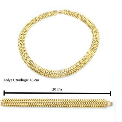 Altın Kaplama Kadın Set SET-129