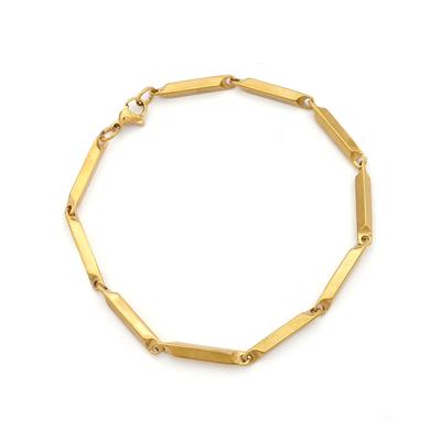 Altın Kaplama Küp Model Erkek Bileklik EBLK-509