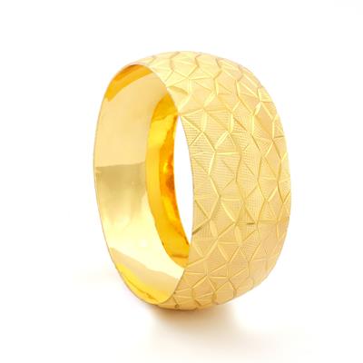 Altın Kaplama Noktalı Cam Kırığı Model Bilezik 3 cm BLZ-3080