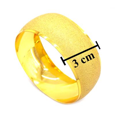 Altın Kaplama Simli  Bilezik 3 cm BLZ-3041