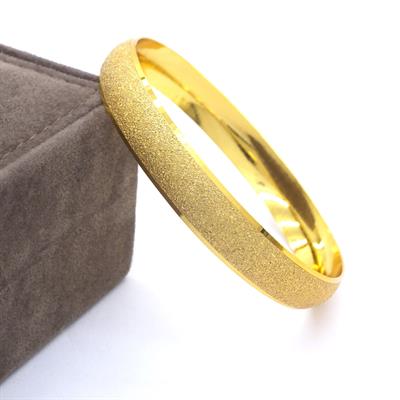 Altın Kaplama Simli 1 cm Bilezik BLZ-3027