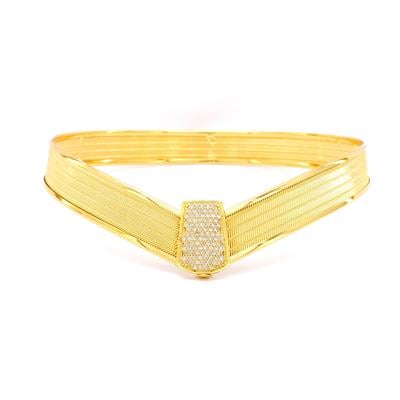 Altın Kaplama Trabzon Hasır Taşlı Set - SET-168