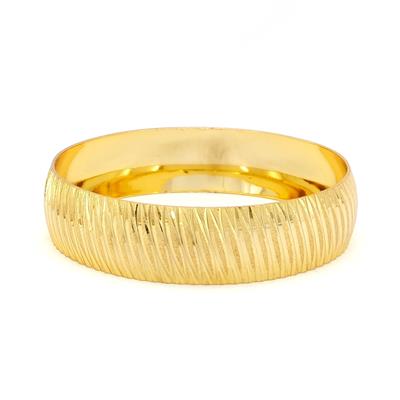 Altın Kaplama Yan Çizgili İmitasyon Bilezik- BLZ-3104