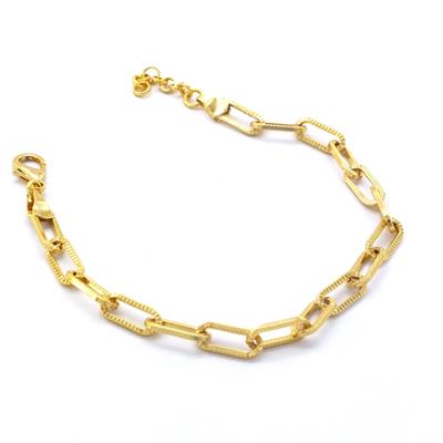 Altın Kaplama Zincir- Hallow Bileklik BLK-984