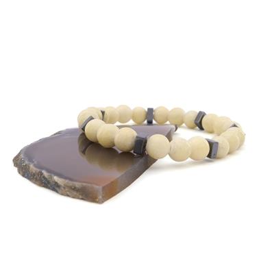 Ay Taşı Doğal Taş Bileklik EBLK-489