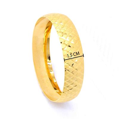 Baklava Desenli İmitasyon Bilezik 1.5 cm Kalınlık BLZ-1262