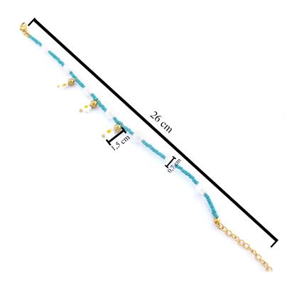 Boncuklu Papatya Model Halhal HAL-187