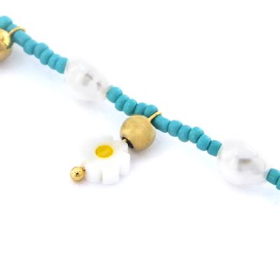 Boncuklu Papatya Model Halhal HAL-187