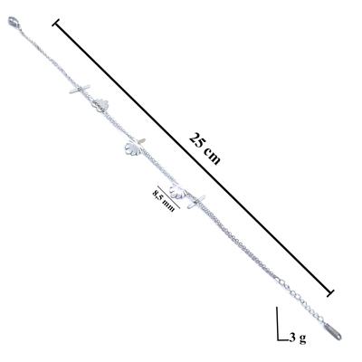 Çelik Halhal Yaprak Desenli HAL-159