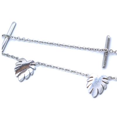 Çelik Halhal Yaprak Desenli HAL-159