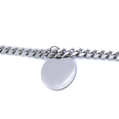 Çelik Halhal Zincir İsim Yazılan Model HAL-161