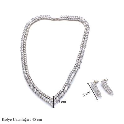 Çelik Taşlı Su Yolu Model Kadın Set SET-164