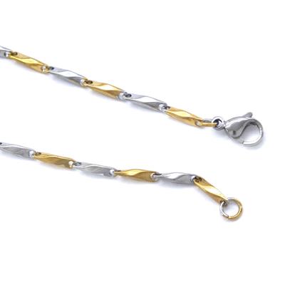 Çelik Zincir 316L Çift Renkli Erkek Model ZN-256