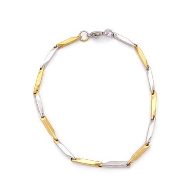 Çift Renkli Çelik Erkek Bilekliği EBLK-504