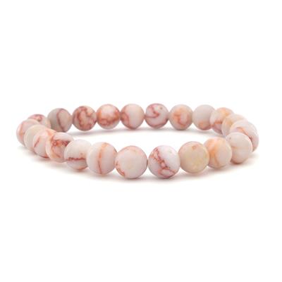 Damarlı Akik Doğal Taş Erkek Bileklik EBLK-473