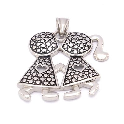 FerizZ 316L Çelik Çift Kolye Ucu TGR-550