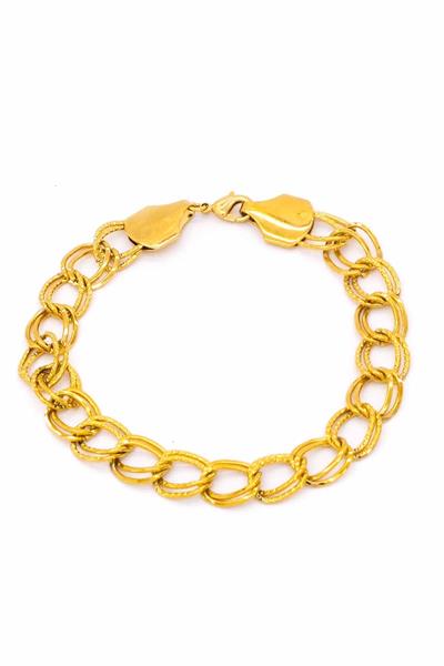 FerizZ Altın Kaplama Lazerli İnce Samanyolu Kadın Bileklik