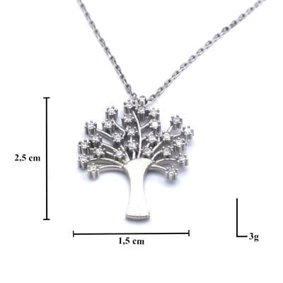 Hayat Ağacı Kadın Gümüş Kolye GK-200