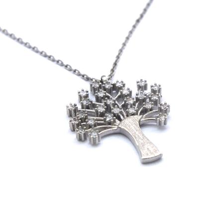 Hayat Ağacı Kadın Gümüş Kolye GK-200