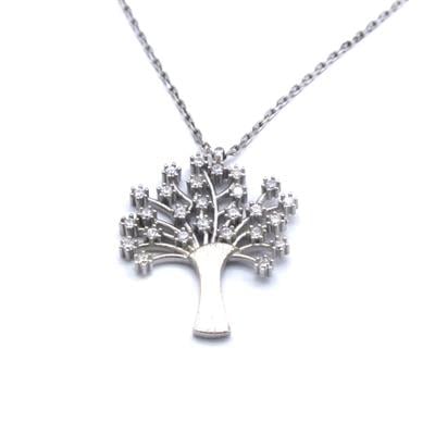 Hayat Ağacı Kadın Gümüş Kolye GK-200