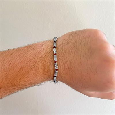 Hematit Doğal Taş Erkek Bileklik EBLK-326