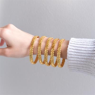 İmitasyon Adana Bilezik 3lü Model 8.5mm - 5 Adet BSET-126