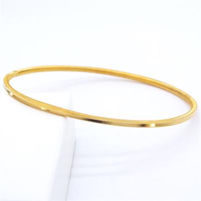 İmitasyon Ajda Bilezik Çelik 22 Ayar Altın Kaplama BLZ-3009