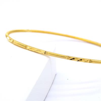 İmitasyon Ajda Bilezik Desenli Altın Kaplama Çelik BLZ-3017