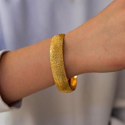 İmitasyon Bilezik Altın Kaplama 1.5 cm Melisa Model BLZ-3089