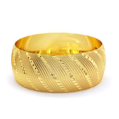 İmitasyon Bilezik Altın Kaplama Rüzgar Model  3 cm BLZ-3083