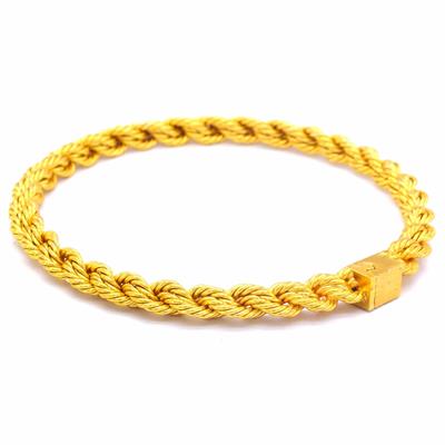 İmitasyon Burma Bilezik Altın Kaplama Kilitli Erzurum Burması BLK-152