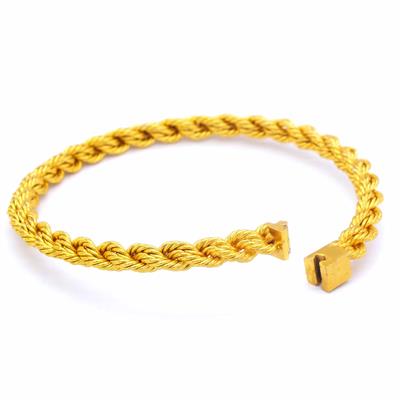 İmitasyon Burma Bilezik Altın Kaplama Kilitli Erzurum Burması BLK-152