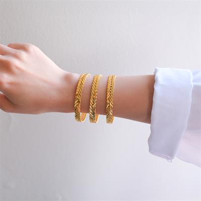 İmitasyon Burma Bilezik Başak Model 8 mm - 3 Adet BSET-100