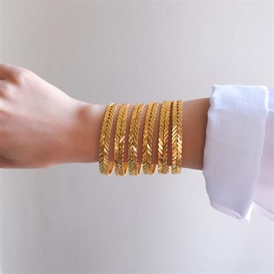 İmitasyon Burma Bilezik Başak Model 8 mm - 6 Adet BSET-103