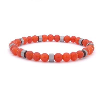 Kahve Akik Doğal Taş Erkek Bileklik  EBLK-256